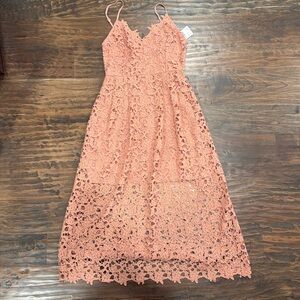 Brand new gorgeous lace midi dress.